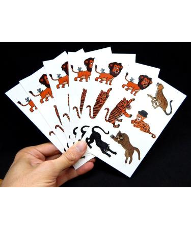 Premium Big Cat Tattoos - Lion, Cheetah, Tiger, Jaguar, Panther, Mountain Lion/Cougar - Buy Online on GoSupps.com