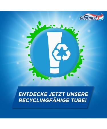  Odol-med 3 Odol-med3 Senses Revitalising Toothpaste with Eucalyptus Lime & Mint Protects Against Cavities and Refreshes 75ml - Buy Online on GoSupps.com