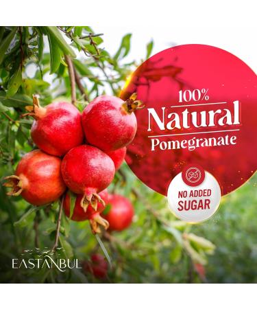 Eastanbul Pomegranate Molasses, No Added Sugar Pomegranate Syrup, Nar Eksisi Sweet and Sour Sauce, Natural Pomegranate Concentrate, Pomegranate Sauce, Vegan Pomegranate Paste, Salad Dressing , 12.35oz - Buy Online on GoSupps.com