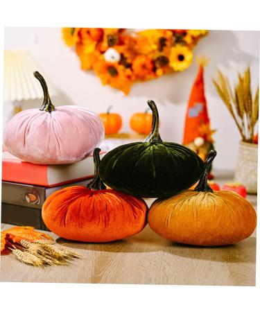 Zerodeko 2pcs Fabric Pumpkin Ornament Decor Artificial Pumpkin Fake Pumpkin for Thanksgiving Day False Pumpkin Fake Realistic Pumpkin Faux Pumpkin Simulation Pumpkin Autumn Pvc Reward - Buy Online on GoSupps.com