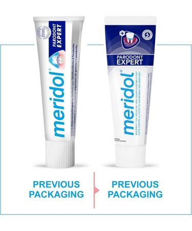 Meridol Parodont Expert Toothpaste 75ml - Antibacterial Gum Care - Pack of 2 for Natural Healing - Buy Online on GoSupps.com