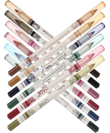 FOMIYES 2pcs 12 Makeup Eyeliner Glitter Outfit Flash Suit Waterproof Eyeliner Pencil Set Shimmer Water Proof 1 count (Pack of 1) As Shownx2pcs - Buy Online on GoSupps.com