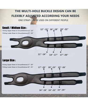 3-Stage Adjustable Knee Brace - Lightweight Neoprene Support for Men & Women | Open Patella Stabilizer for Running Basketball & Weightlifting (Large Black - Buy Online on GoSupps.com