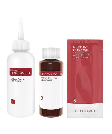 Revlon Colorsilk Permanent Hair Color 10 Black - Ammonia-Free Dye with 100% Gray Coverage, Keratin & Amino Acids - 4.4 oz (Pack of 1) - Buy Online on GoSupps.com