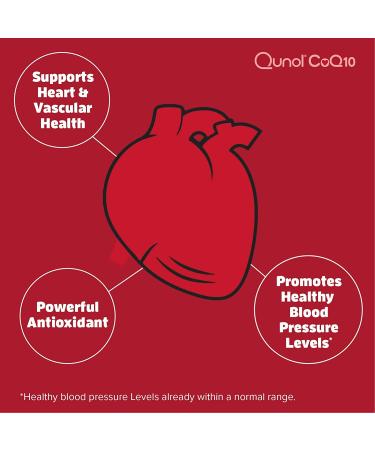 Qunol Ultra CoQ10 100mg - 120 Softgels | Heart Health & Energy Support - Buy Online on GoSupps.com