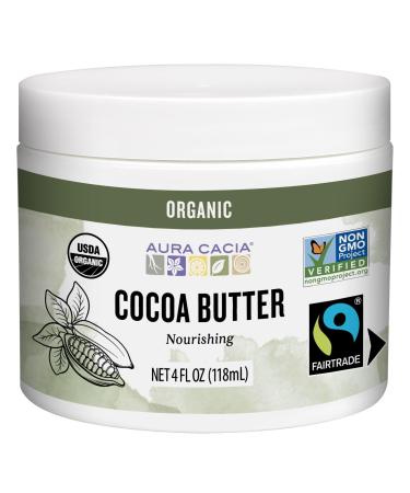 Aura Cacia Natural Cocoa Butter 4 Ounce (113 g)