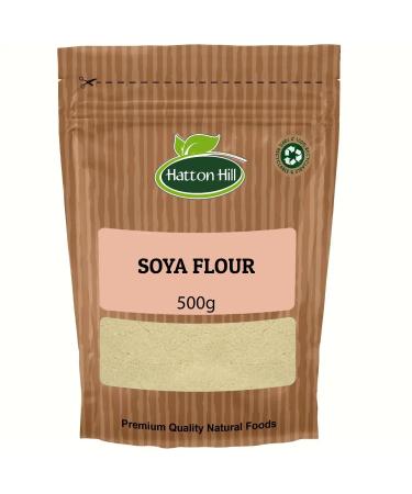 Soya Flour 500g Dried Soy Powder Heat Treated High Protein by Hatton Hill - Buy Online on GoSupps.com