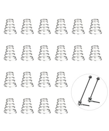 Shisheng bicycle spring 20 pieces 11 * 12mm bicycle quick tensioner spring stainless steel bike feather springs bicycle hub feather feather replacement spring for bicycle quick tensioner (silver) - Buy Online on GoSupps.com