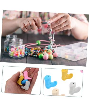 Hemoton 6pcs DIY Silicone Teething Beads Set for Babies - Bulk Teething Toys & Necklace Charms - Buy Online on GoSupps.com