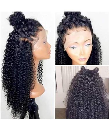 Front Lace Perckes Human Hair Wig for Black Women - 13x6 150% Density No Glue 14 Inch 360 Lace Real Hair with Baby Hair - Buy Online on GoSupps.com