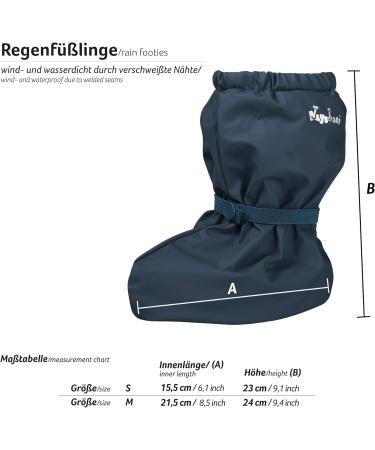 Playshoes Unisex Kid's Waterproof Footies with Fleece Lining - Small Marine - Buy Online on GoSupps.com