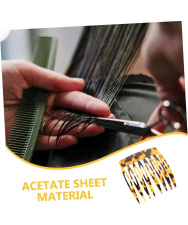 FRCOLOR Acetate Sheet French Side Hair Combs Hair Side Combs for Women Side Hair Combs Hair Combs for Women Accessories - Buy Online on GoSupps.com