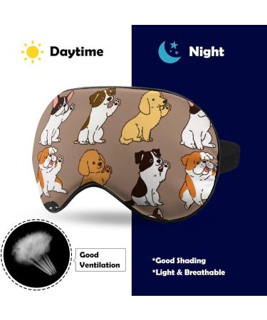 Paws Sleep Mask for Dogs - Adjustable Blindfold for Night Rest & Travel - Men Women - Buy Online on GoSupps.com