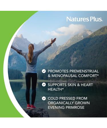 NaturesPlus Ultra EPO 1500mg Evening Primrose Oil Softgels - Gluten Free - 60 Servings - Buy Online on GoSupps.com