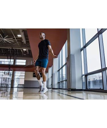Under Armour Adult Cotton Crew Socks - 6 Black/Gray Pairs (Size Large) - Buy Online on GoSupps.com