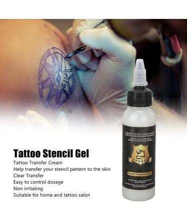 Professional Tattoo Transfer Gel Solution 60ml - Long Lasting Stencil Application Cream - Buy Online on GoSupps.com