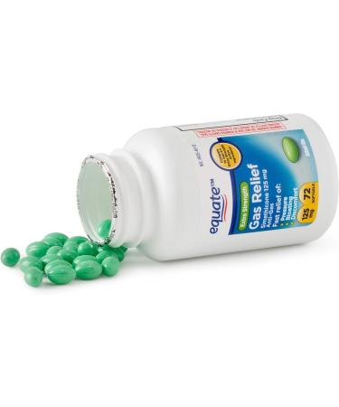 Equate Extra Strength Gas Relief 125mg Softgels | 72 Count Twin Pack - Buy Online on GoSupps.com