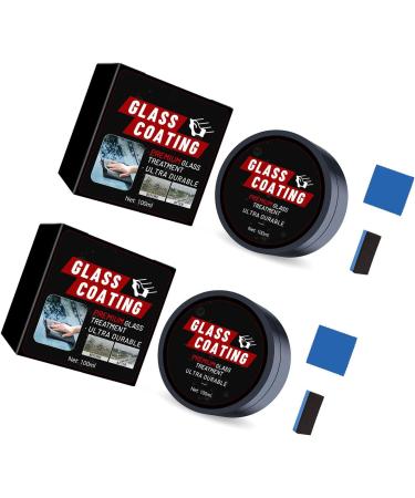MIKAXIQI 3pcs Car Glass Oil Film Cleaner Car Glass Polishing Degreasers Oil Film Removers With Sponge And Cloth Car Glass Cleaning Cloth 2 Sets - Buy Online on GoSupps.com