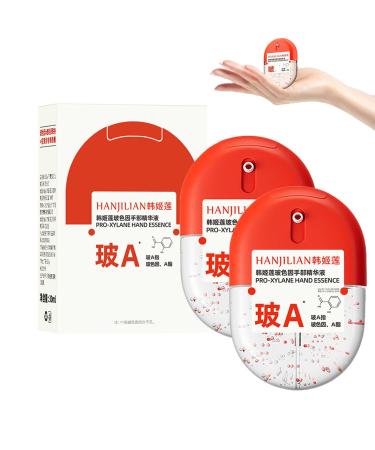 Hankylin Highly Hydrating Hyaluronic Acid Hand Serum, Anti-Aging Moisturizing Hand Cream 30g, Hydrating Hand Cream with Hyaluronic Acid (2PC)