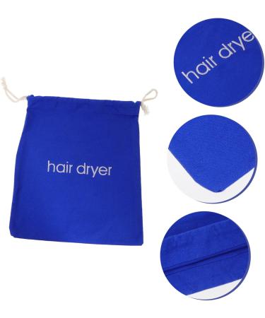 LALADEFIEE 1pc Hair Dryer Storage Bag Blow Dryer Carrying Bag Packaging Bag Make up Organizer Bag Canvas Blue 33.00X30.00X0.50CM Blue - Buy Online on GoSupps.com
