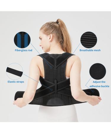Adjustable Posture Corrector for Men & Women - Back Support for Neck Shoulder & Clavicle Pain (X-Large - Buy Online on GoSupps.com