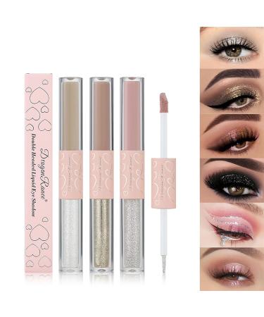 Liquid Glitter Eyeshadow & Double Headed Eyeliner - Waterproof Long Lasting Shimmer for Stunning Eye Looks | #08 - Buy Online on GoSupps.com