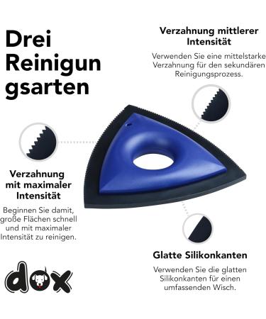 DDOXX Mini Animal Hair Remover for Cars - Ideal for Huskies Retrievers & Cats - Recommended by Car Painters - Perfect Gift for Animal Lovers - Blue - Buy Online on GoSupps.com