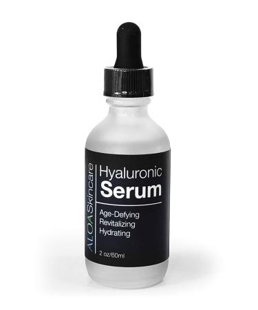 ALOA Skincare Hyaluronic Acid Serum for Face 2oz, Intense Hydration, Skin Plumping, Anti Aging, Anti Wrinkle, Daily Moisturizer for Fine Lines and Wrinkles, 2.oz