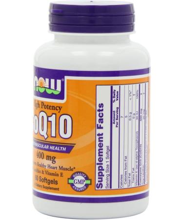 CoQ10 400 mg with Lecithin & Vitamin E - 60 Softgels | High-Quality Antioxidant Supplement for Heart Health & Energy | International Shipping Available - Buy Online on GoSupps.com
