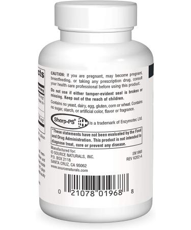 Source Naturals Phosphatidyl Serine Matrix 500mg - 60 Softgels for Memory & Focus - Buy Online on GoSupps.com