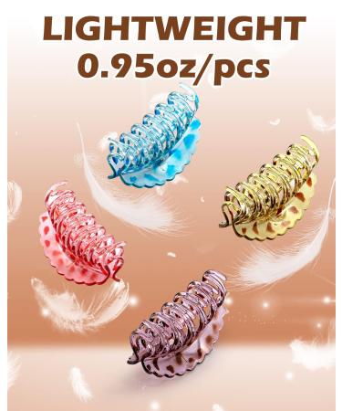 Fiyace Double Hold Hair Clips - 3.15 Inch Double Claw Clips for Thick or Thin Hair - 4PCS Set for Any Hairstyle - Buy Online on GoSupps.com