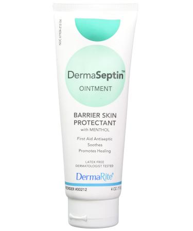 DermaSeptin Soothing Skin Protectant Ointment Tube 4 oz. (Packaging May Vary)