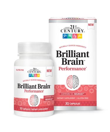 21st Century Brilliant Brain Performance 30 Capsules