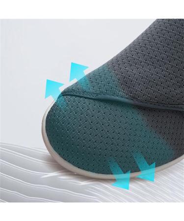 Swollen Feet Diabetic Edema Boots | Adjustable Wide Slippers for Elderly Men | Foot Pain Relief Shoes (Black Size 12) - International Shipping - Buy Online on GoSupps.com