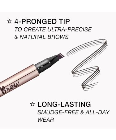Ciat London Microblade Brow Pen - 4-Prong Soft Brown Brow Filler for Natural Look | International Shipping Available - Buy Online on GoSupps.com