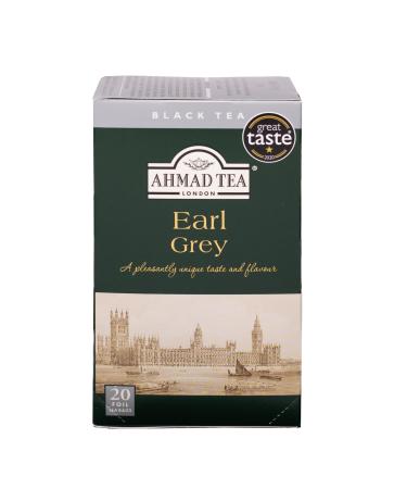 Ahmad Tea Earl Grey Tea | Black Tea - 20 Teabag Sachets 20 Teabags - Buy Online on GoSupps.com