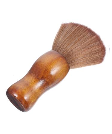 FRCOLOR 1pc Hairdressing Tool Wood Neck Duster Cleaning Dusting Brush Hair Cutting Brush Barber Accessories Brush Hairdressing Neck Duster Haircut Cleaning Brush Wooden Soft Brush