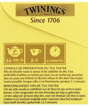  Twinings Twinings Original Earl Grey Tea Bags 50 g Pack of 4 - Buy Online on GoSupps.com
