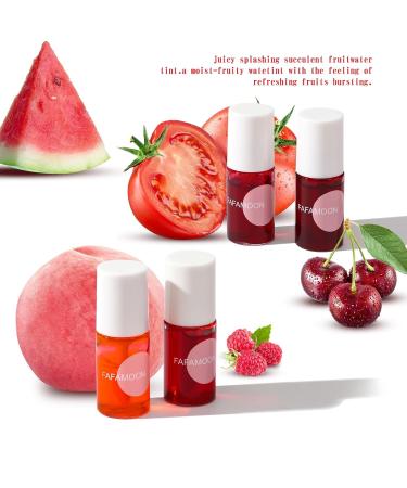 Fafamoon Long Lasting Lip Gloss & Cheek Stain Set - Waterproof Non-Sticky Lip Tint (02+03+04) - Shop Internationally - Buy Online on GoSupps.com