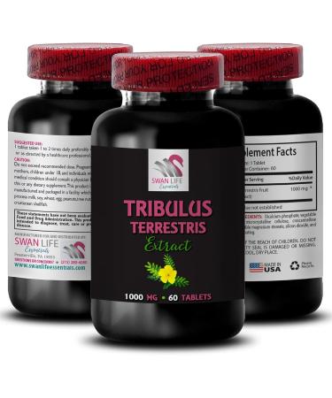 TRIBULUS TERRESTRIS EXTRACT - Pure Tribulus extract Tribulus Terrestris capsules Tribulus powder Tribulus for energy Tribulus extract Tribulus Terrestris root - 1 Bot 60 Caps