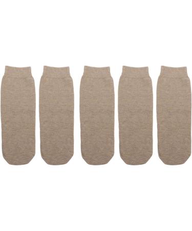 5-Piece Amputee Stump Socks Set | Soft Breathable Elastic Cotton Protective Socks for Everyday Use (L) - Buy Online on GoSupps.com