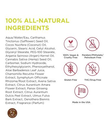 Hemp Seed Massage Lotion - Dreamsicle 8 oz | Vegan Cruelty-Free Deeply Moisturizing Silky Soft Skin | International Shipping Available - Buy Online on GoSupps.com