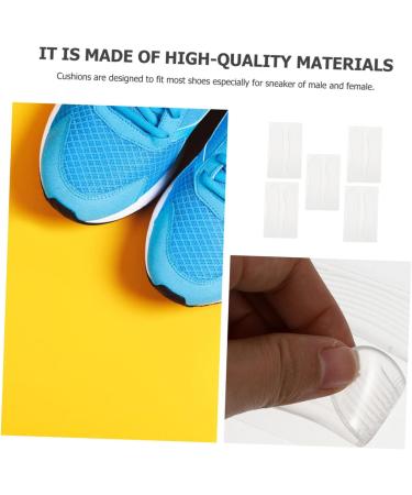 FRCOLOR Women's 10pcs Anti-Wear Heel Stickers - Clear Cushion Liners for Black Boots & Chunky Heels - Buy Online on GoSupps.com