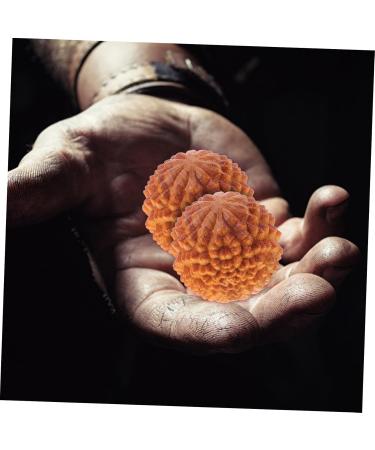 Homsfou 2-Pack Massage Balls | Acupressure & Hand Therapy | Yoga Tool for Fascia Release & Pain Relief | Durable Wood Design - Buy Online on GoSupps.com