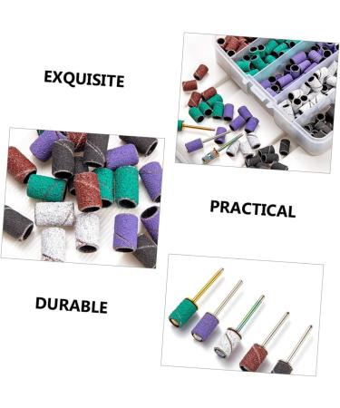 Healeved 1 Set Nail Polish Set Nail Drill Sanding Bands Professional Nail Sanding Bands White Sanding Bands for Nail Drill Nail Bits for Nail Drill Nail Accessories Manicure Band Polisher - Buy Online on GoSupps.com