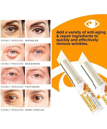 Lumibalm Eye Bags Lumibalm Eye Serum 2024 Eye Balm Stick Moisturizing for Bags and Puffiness Turmeric Retinol Eye Cream Stick Moisturizing Balm for Bags and Reduces (5g 2PC) - Buy Online on GoSupps.com