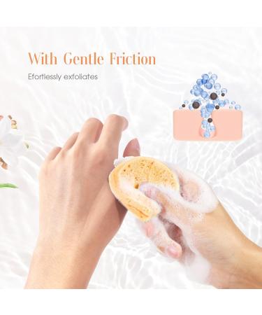 Compressed Flower-Shaped Facial Sponges - Yellow Exfoliating Sponges for Beauticians | International Shipping - Buy Online on GoSupps.com