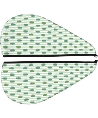 Hair Towel Wrap - Quick Drying Hair Turban with Button | Cute Crocodile Design - Ideal for All Hair Types - Buy Online on GoSupps.com