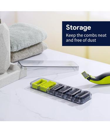 Yinke Beard Comb Attachment & Apron Set for Philips One Blade - 11pcs Gift for Men - Buy Online on GoSupps.com