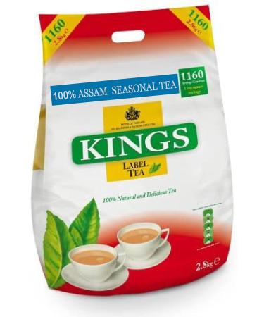 KINGS LABEL TEA 100% ASSAM CATERING 1160 TEA BAGS